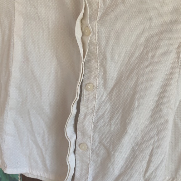 MANGO WHITE SHIRT. Size S. delicate. With concealed buttons. Worn once. - Picture 4 of 7